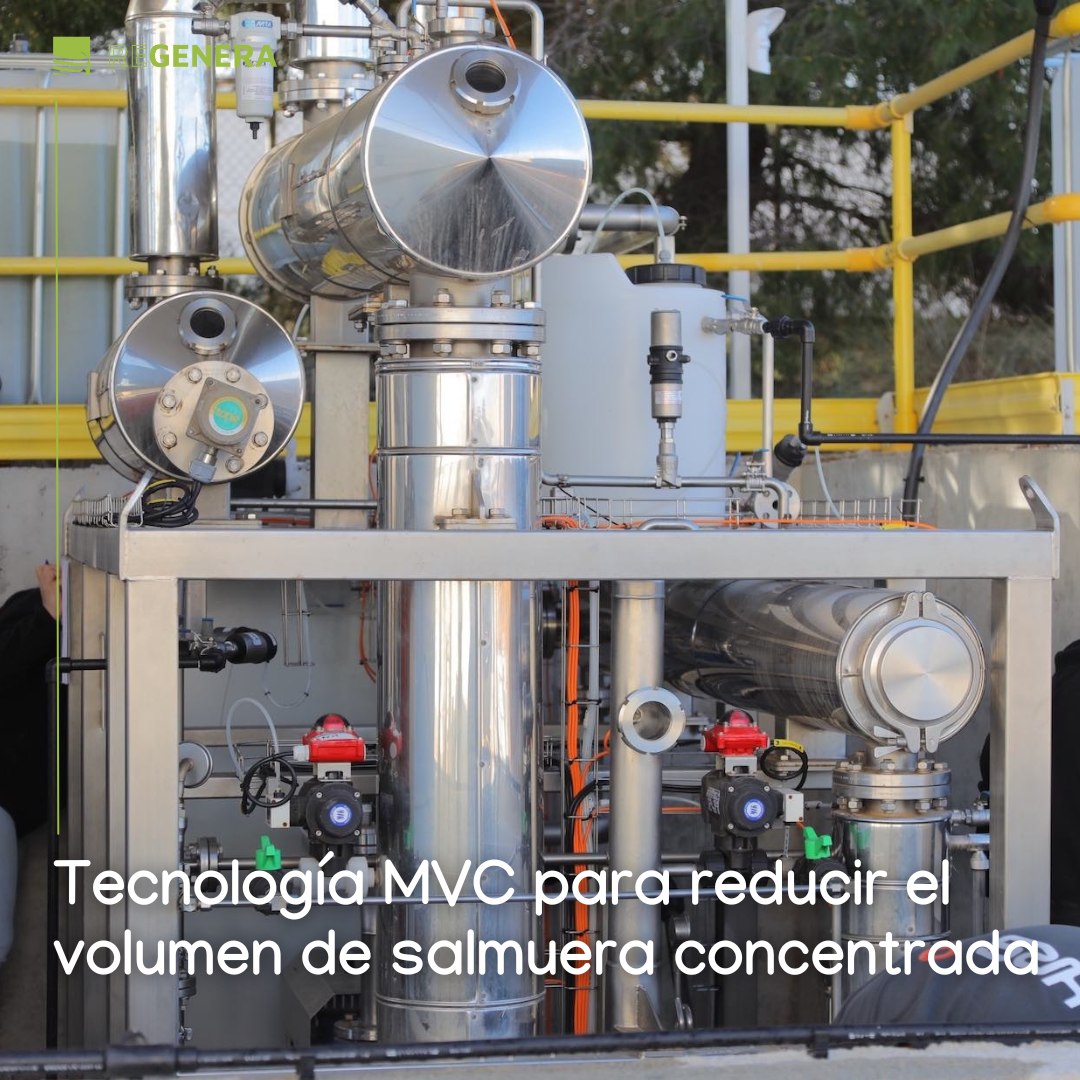 MVC Technology to Reduce the Volume of Concentrated Brine